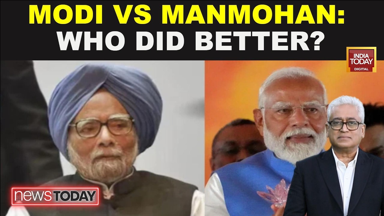 Modi vs Manmohan Singh: Economy Then & Now | Jobs, Reforms, GST, Disinvestment & Growth