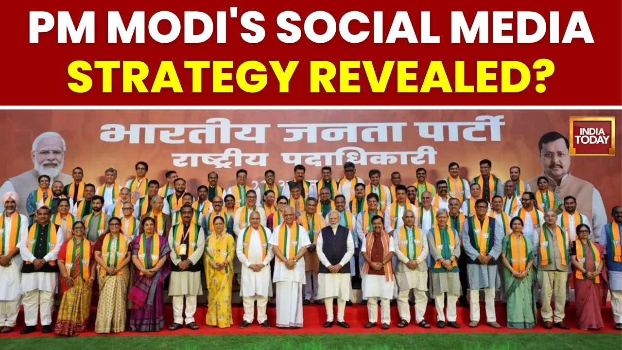 PM Modi Huddles With New BJP Team, Pushes Digital Youth Connect & Parliamentary Board Strategy