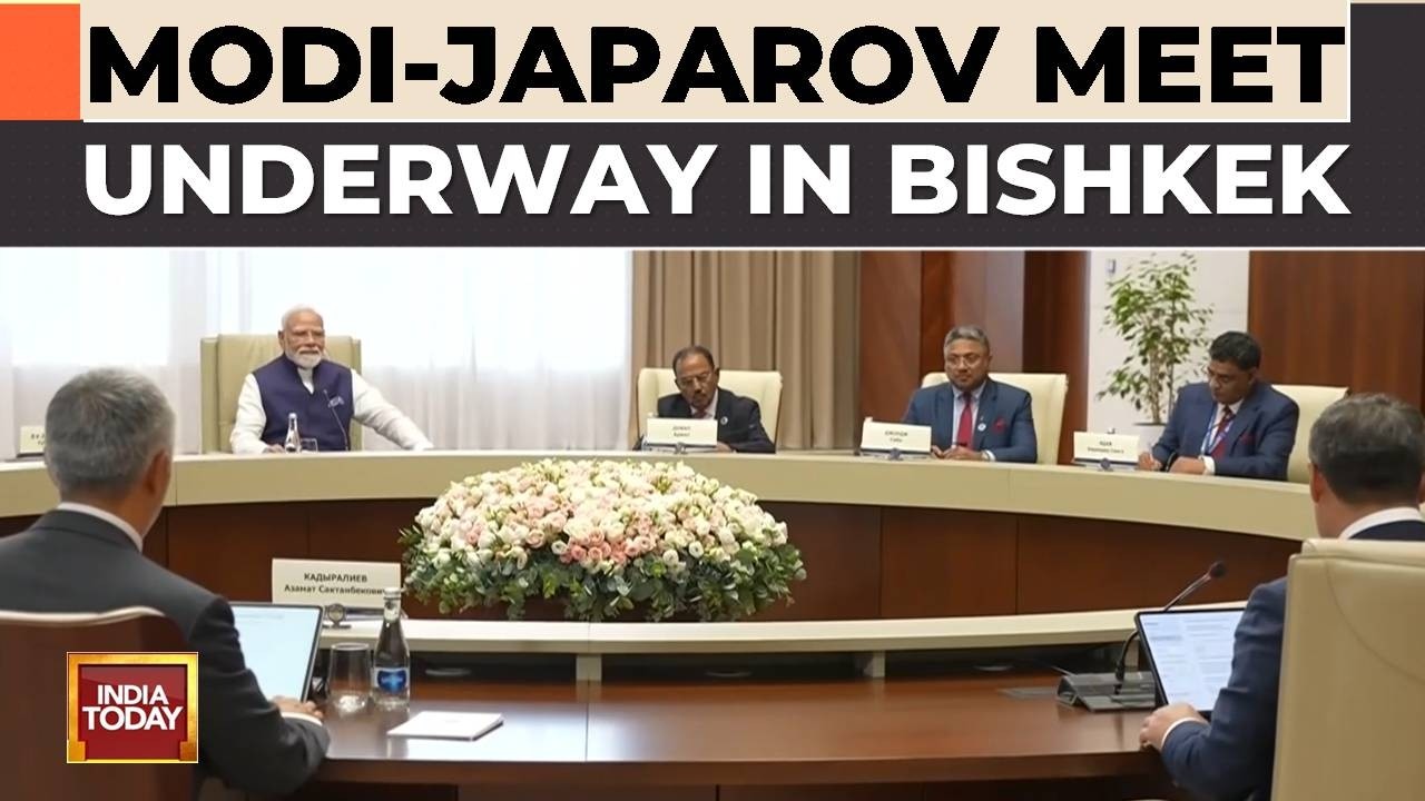 PM Modi Meets Kyrgyzstan & Iran Presidents at SCO Summit, Focuses on West Asia & Bilateral Ties