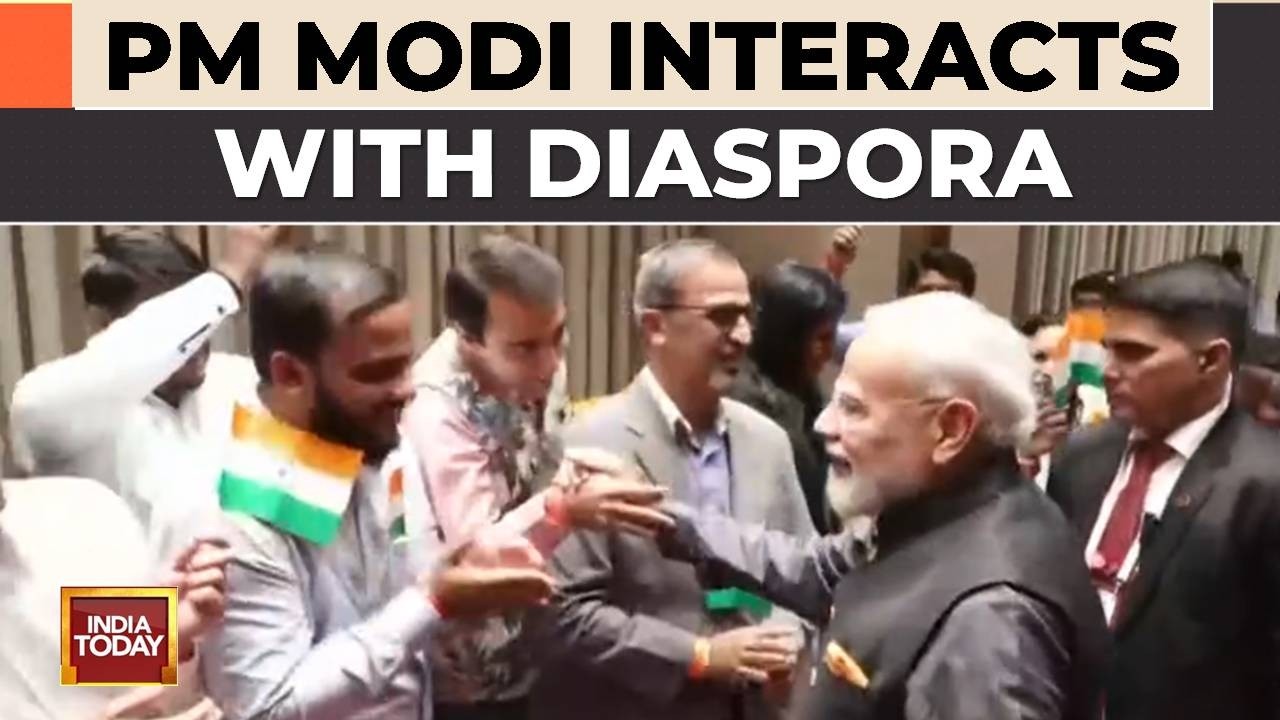PM Modi Receives Rousing Welcome From Indian Diaspora In Tashkent, To Hold Bilateral Talks