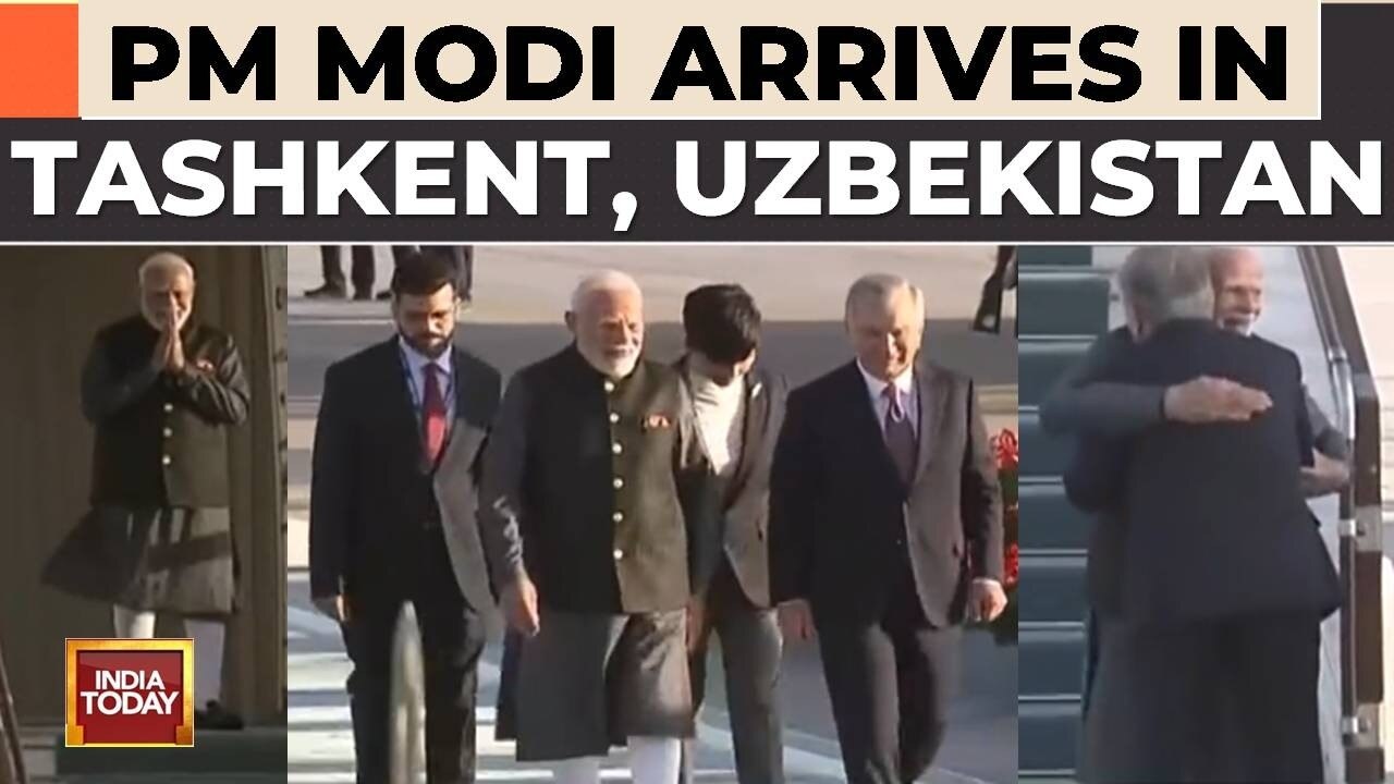 PM Narendra Modi Arrives In Tashkent On 4-Day Visit To Uzbekistan &  Kyrgyzstan; To Attend SCO Summit
