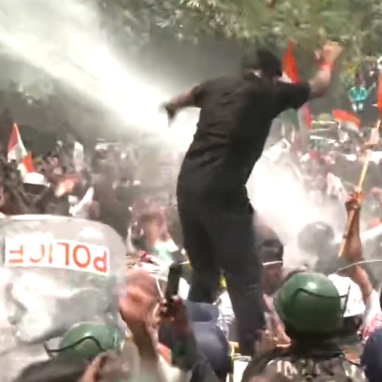 Video: Water cannons used on Jharkhand student protesters. Here's what they did