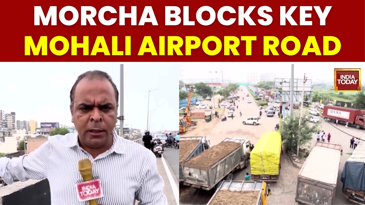 Punjab Bandh: Morcha Blocks Mohali Airport Road Over Demand To Release Sikh Prisoners