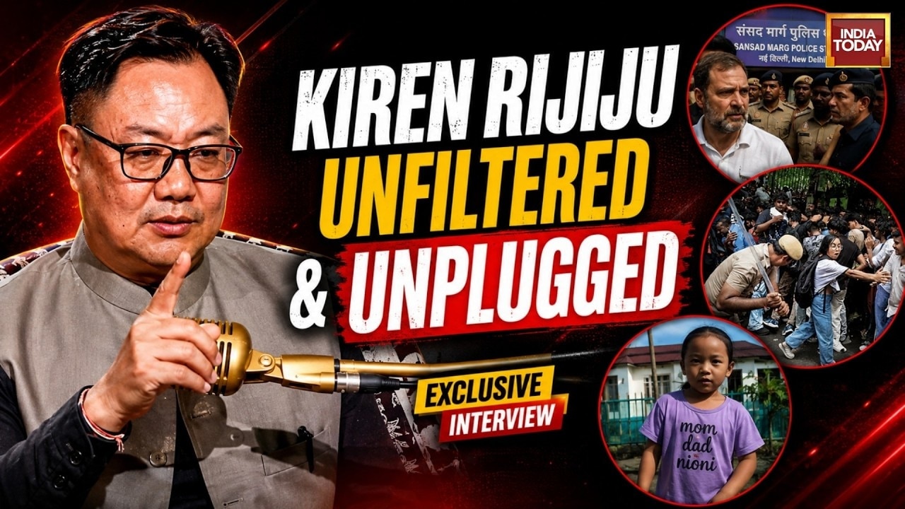 Kiren Rijiju Hits Back At Trolls Over River Swim, Questions Rahul Gandhi's Patriarchy Pitch