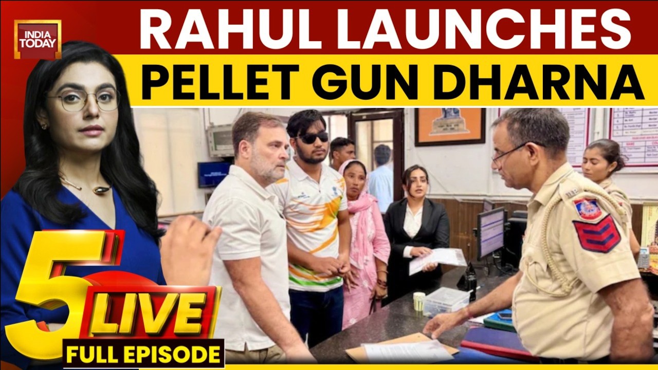 Rahul Gandhi's Delhi Dharna Over Pellet Row; CJP Team Attacked, Smriti Irani Exclusive