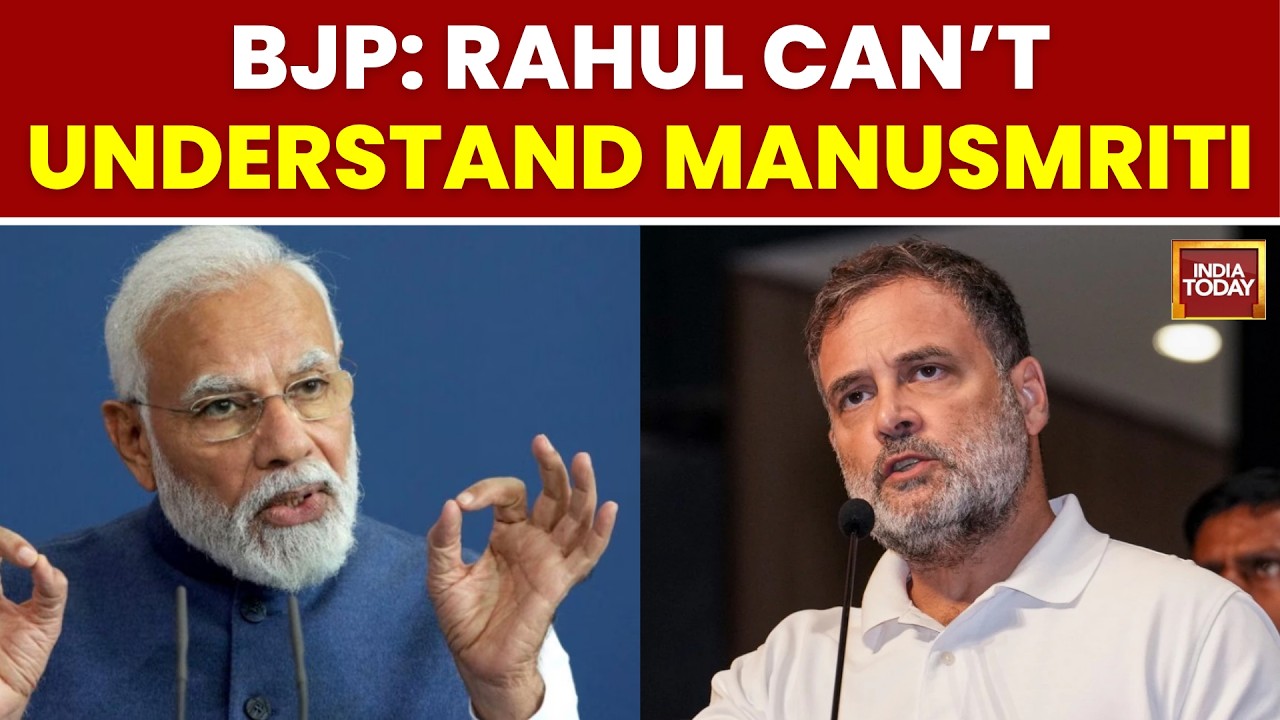 Rahul Gandhi Slams Manusmriti; BJP Hits Back Over Knowledge of Vedas as Political Row Escalates