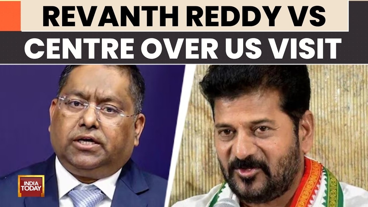 Telangana CM Revanth Reddy Slams Centre Over US Visit Denial; BJP Hits Back Over Strategic Partners