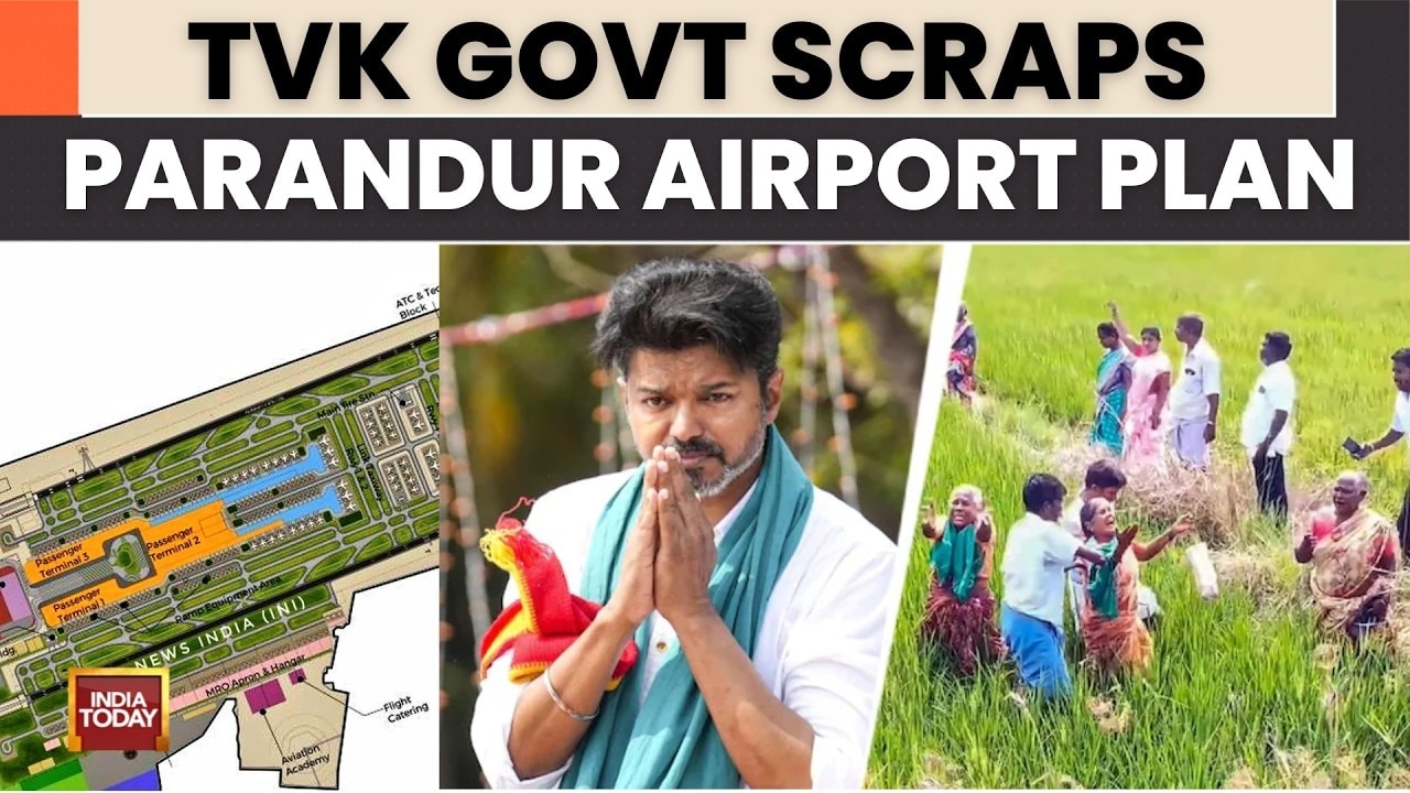 TVK Govt Drops Parandur Airport Plan, Expands Free Bus Scheme; DMK Slams Move