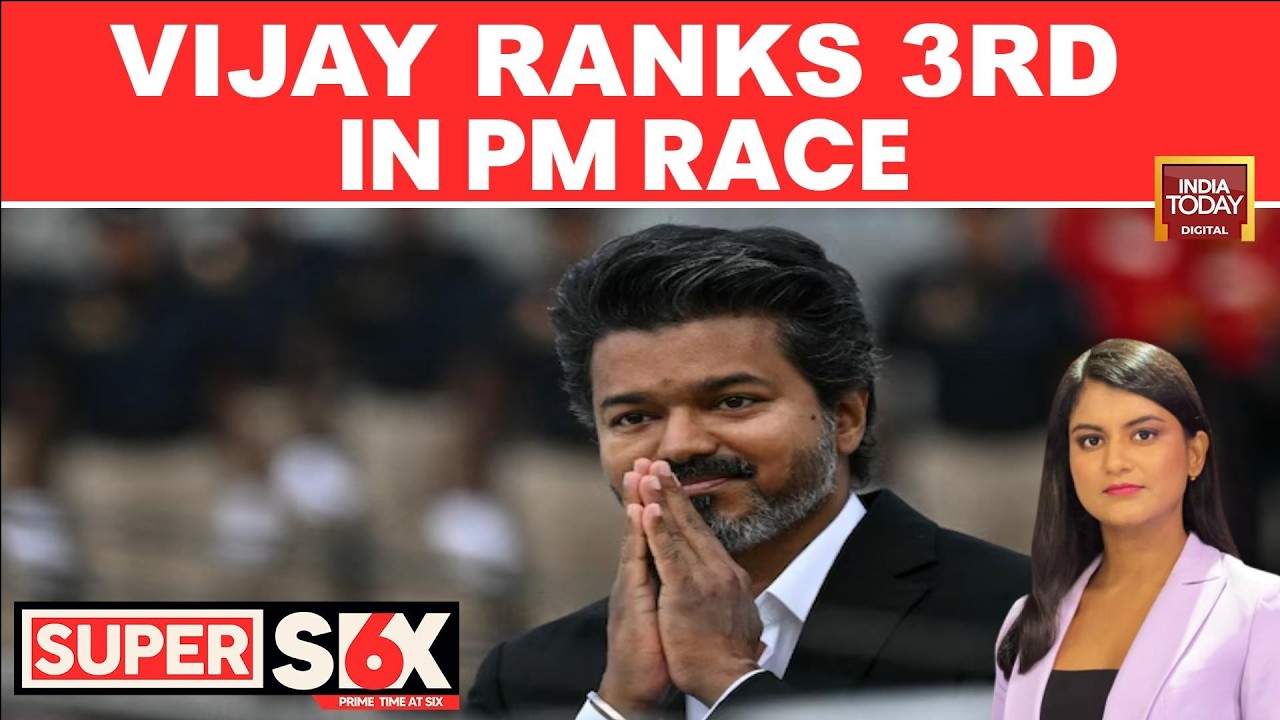 Vijay Ranks 3rd In PM Preference In MOTN Survey; TVK Posters Project Him As Future PM
