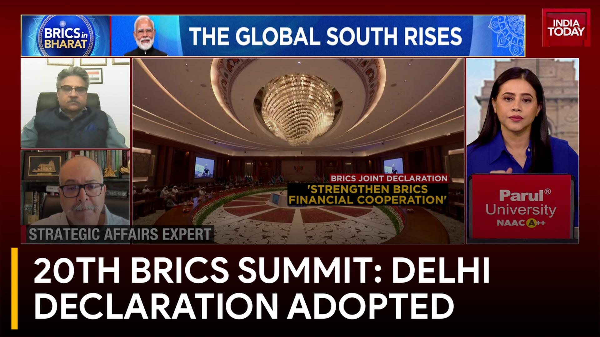 Delhi Declaration Adopted At 20th BRICS Summit As India Pushes For Global Order Overhaul