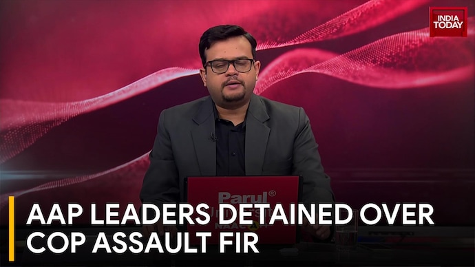 AAP Leaders Detained Over Cop Assault FIR