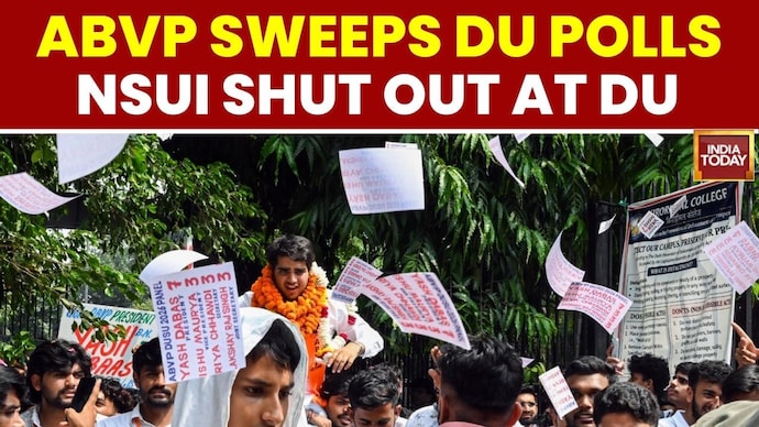 ABVP Sweeps DUSU Elections as NSUI Fails to Win Central Seat