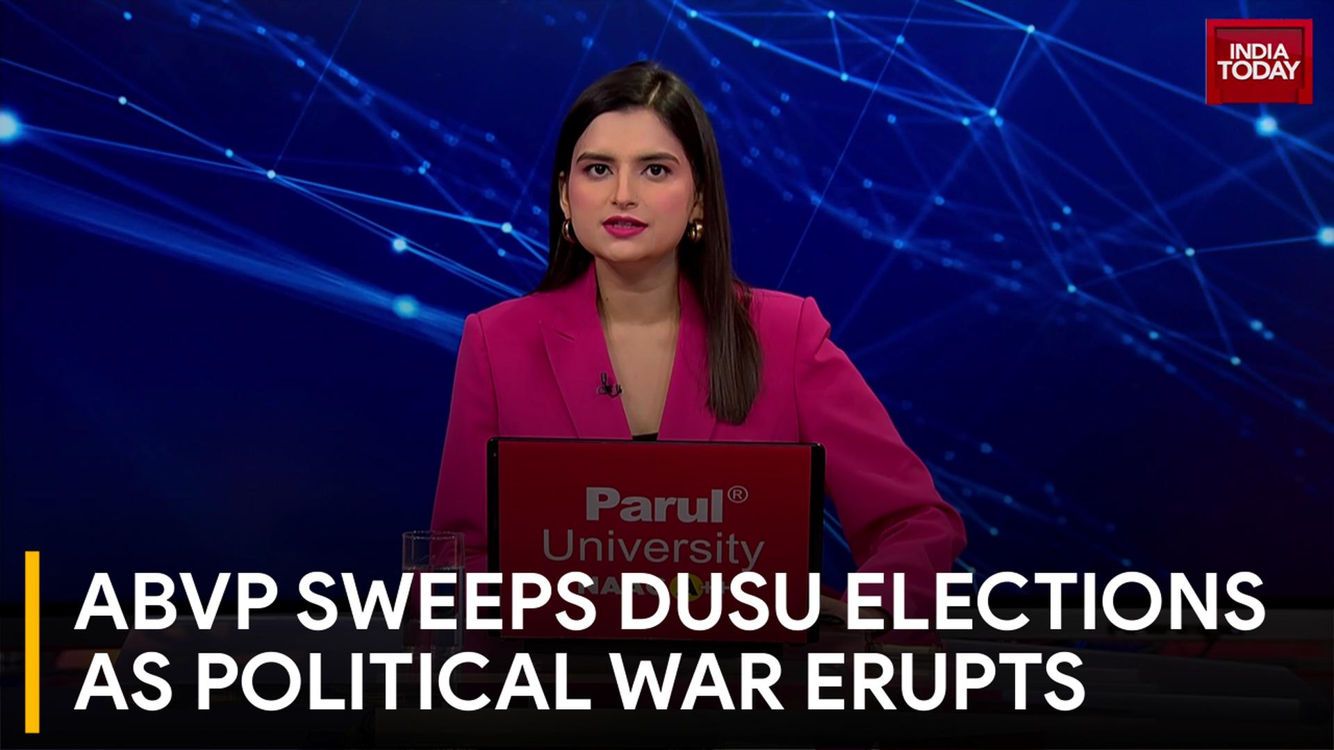 ABVP Sweeps DUSU Elections As Political War Erupts