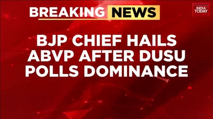ABVP Wins DUSU Polls As BJP Celebrates Historic Victory; NSUI Suffers Internal Rebellion Abvp Wins Dusu Presidential Poll As Nsui Rebels Dent Margin