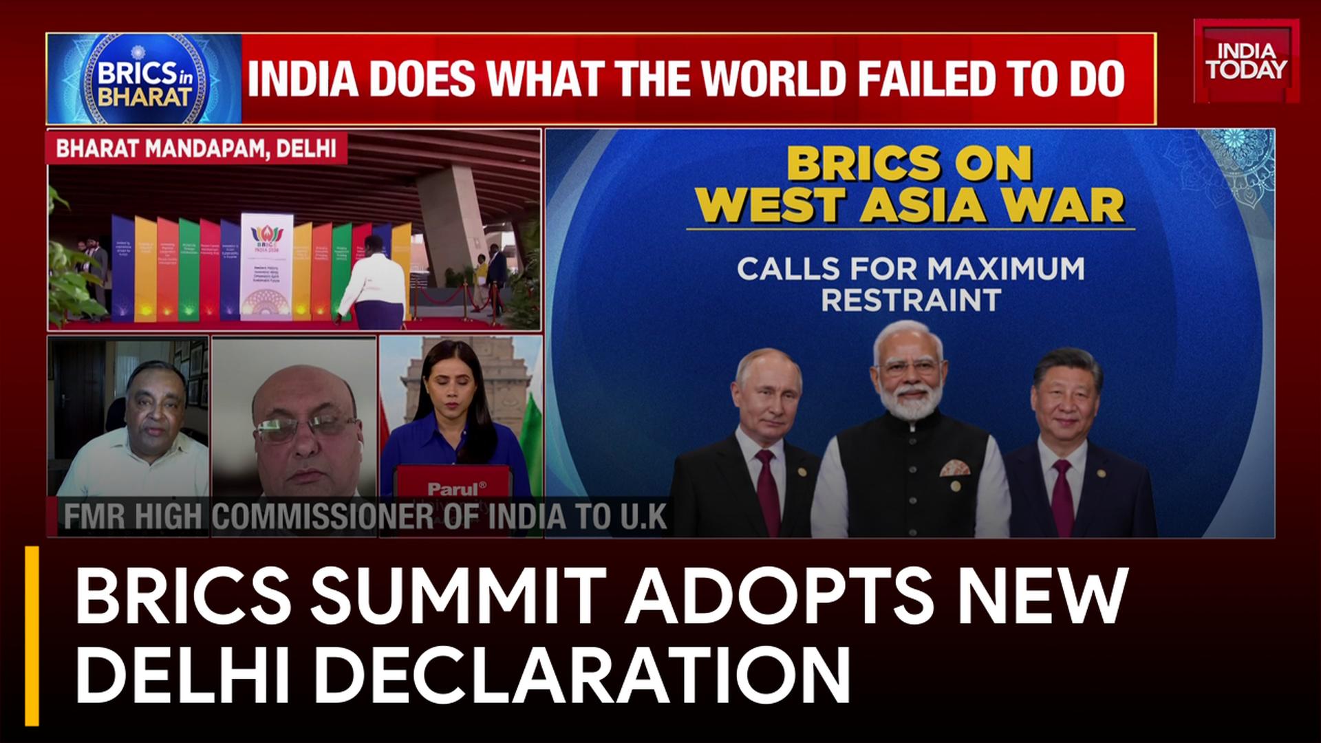 BRICS New Delhi Declaration Condemns Terrorism, Flags Unilateral Tariffs and Energy Sanctions