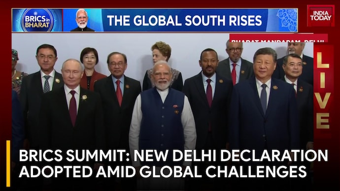 BRICS Adopts New Delhi Declaration, Backs Local Currency Trade & Calls for Peace in West Asia BRICS Summit: New Delhi Declaration Adopted Amid Global Challenges