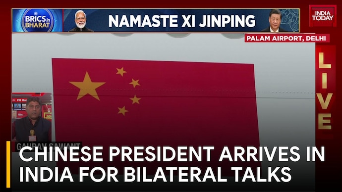 Chinese President Arrives in India, Bilateral Ties Reset, Focus on Global Diplomacy Chinese President Arrives in India for Bilateral Talks