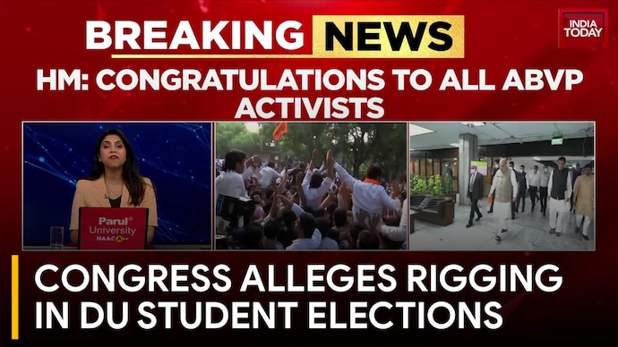 Congress Cries Foul Over DU Polls Verdict, Alleges Rigging And Bogus Voting Congress Alleges Rigging In DU Student Elections