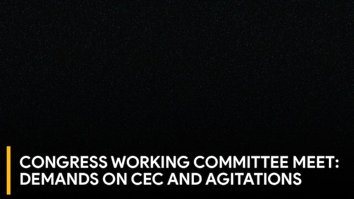 Congress Working Committee Meet: Key Demands On CEC Resignation And Voter Roll Row Congress Working Committee Meet: Demands On CEC And Agitations