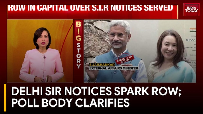 Row Over Delhi SIR Notices, Poll Body Clarifies On Deletions, Opposition Alleges Voter Removal Delhi SIR Notices Spark Row; Poll Body Clarifies