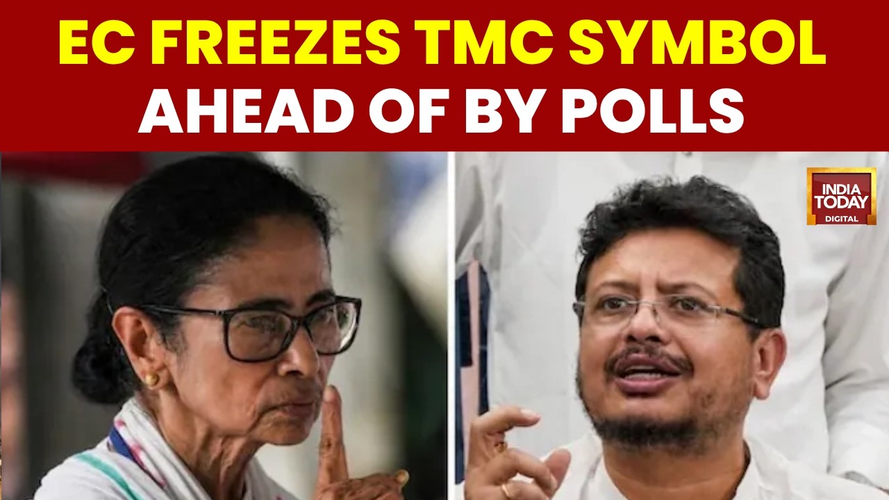 EC Freezes TMC Name & Symbol Amid Factional War Ahead of Bengal By-Polls EC Freezes TMC Symbol Ahead Of Bengal By-Polls