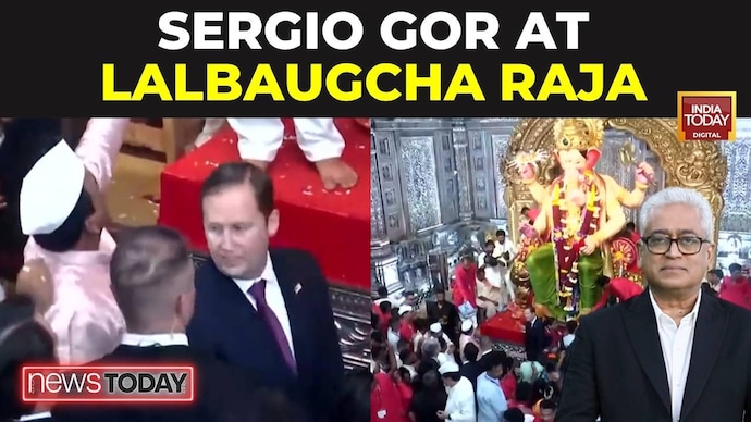 Ganesh Utsav Celebrations Across Mumbai: US Ambassador Visits Lalbaugcha Raja Idol Ganesh Utsav Celebrations In Mumbai