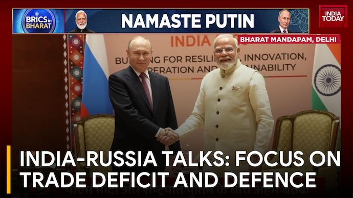 PM Modi Meets Vladimir Putin for Bilateral Talks on Trade Deficit, Energy and Defence India-Russia Talks: Focus on Trade Deficit and Defence