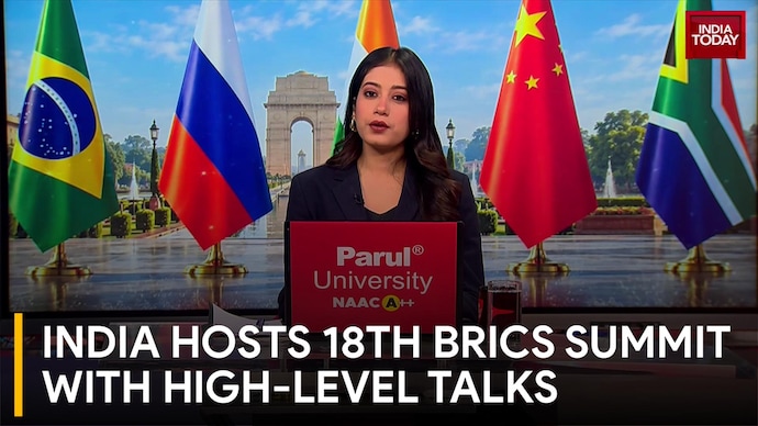 India Hosts 18th BRICS Summit, Focuses on Four Core Pillars and High-Level Bilateral Talks India Hosts 18th BRICS Summit With High-Level Talks