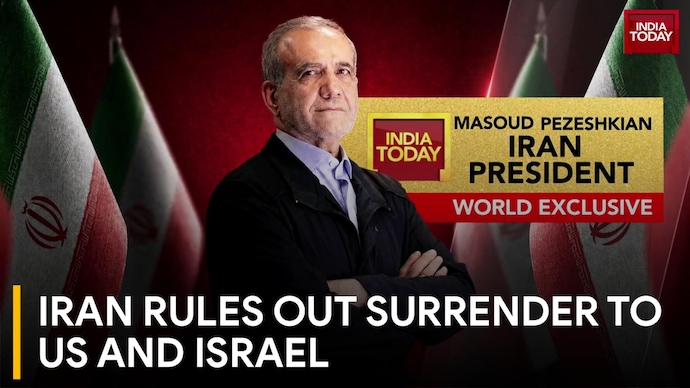 Iranian President Pezeshkian Speaks on US Ties, Israel War and West Asia Turmoil Iran Rules Out Surrender to US and Israel