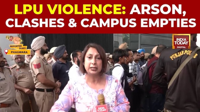LPU Unrest: Arson, Damaged Police Vehicles & Classes Suspended for 10 Days LPU Violence: Arson, Clashes & Campus Empties