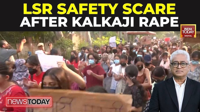 LSR Moves Online After Police Encounter Near Gate In Kalkaji Gang-Rape Case LSR Shifts Online After Encounter Near Campus Gate