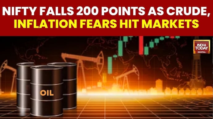 Markets Slide 200 Pts As Crude Surges, NSE Sets IPO Price Band, Metals Down Markets Plunge As NSE IPO Price Band Is Set