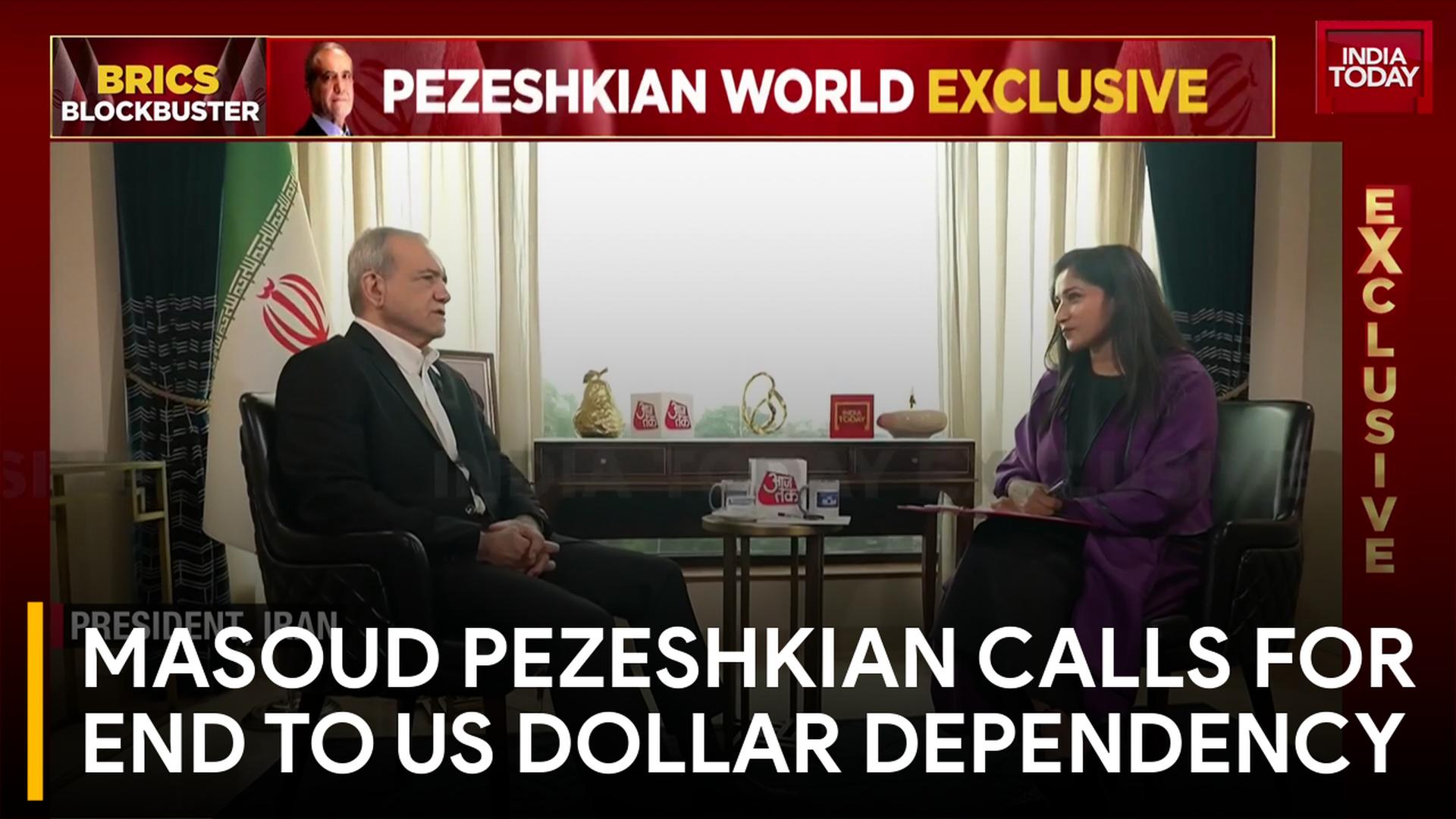 'Friendly Countries Should Not Allow Enemies...': Pezeshkian On Tensions Between UAE And Iran
