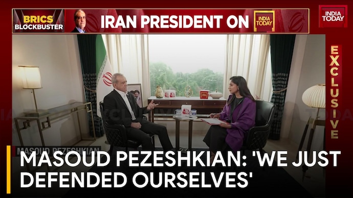 America Seeking To 'Divide And Rule' In Middle East: Iranian President Masoud Pezeshkian Masoud Pezeshkian: We Just Defended Ourselves