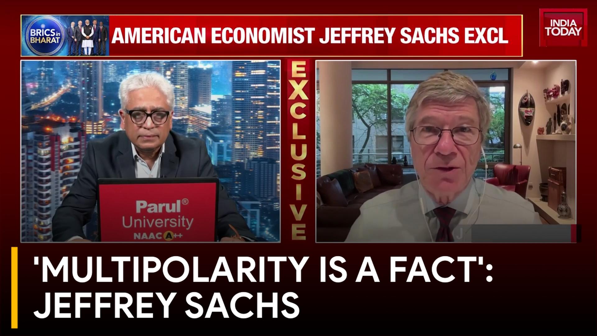 'India And China Together Can Really Make A Multilateral World': Jeffrey Sachs