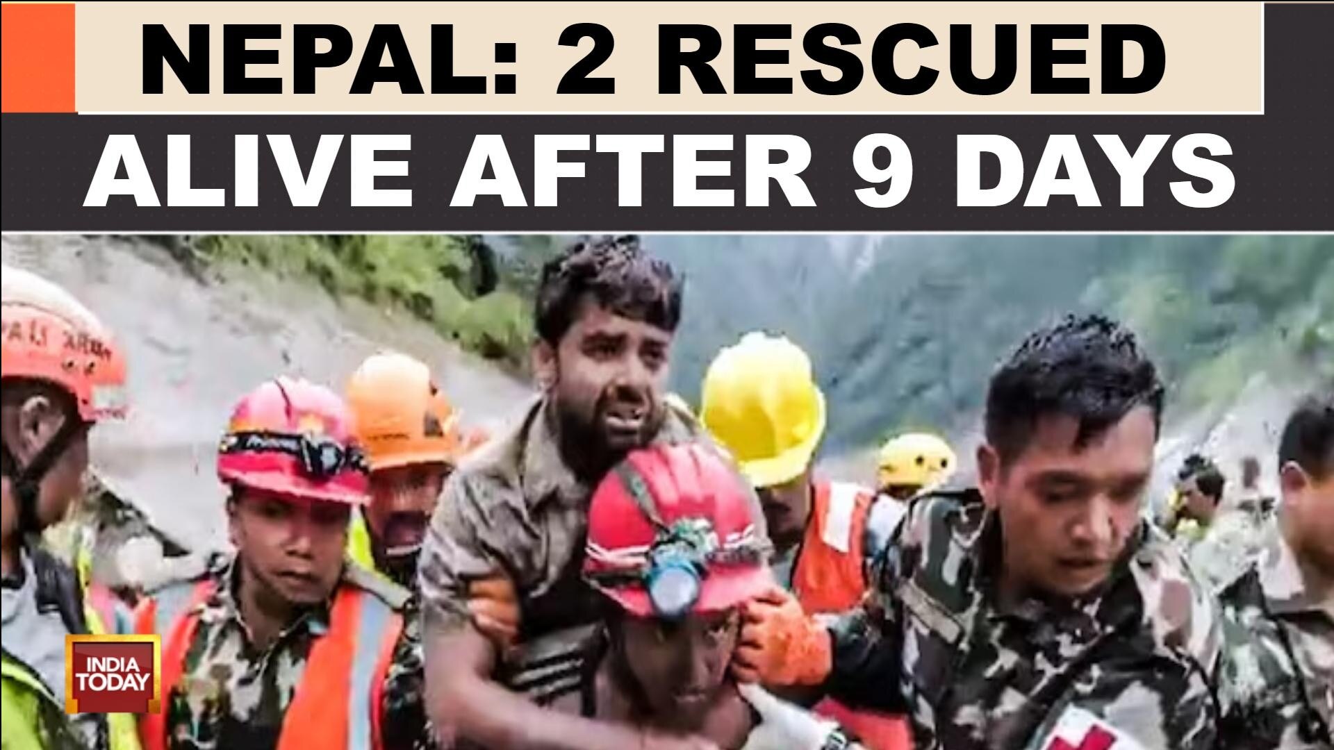 Nepal Floods: Over 1,200 Dead, 2 Rescued From Trishuli Tunnel; India Sends Relief Nepal Floods: 2 Rescued Alive From Trishuli Tunnel