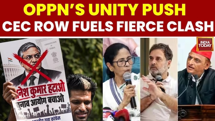 Opposition Unites Against CEC, BJP Slams Mamata