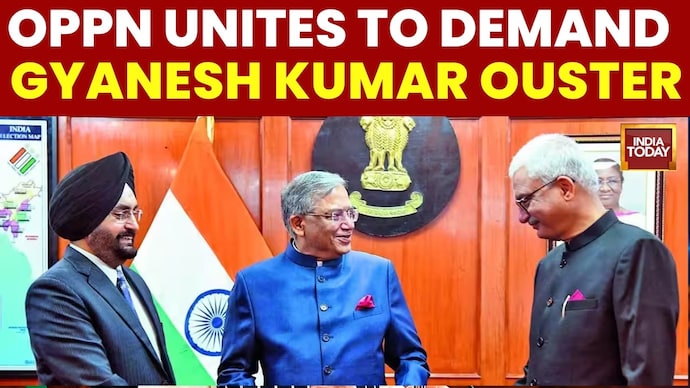 Opposition Unites on CEC Gyanesh Kumar Ouster Row; INDIA Bloc Deliberates Strategy Opposition Unites to Demand CEC Gyanesh Kumar Ouster