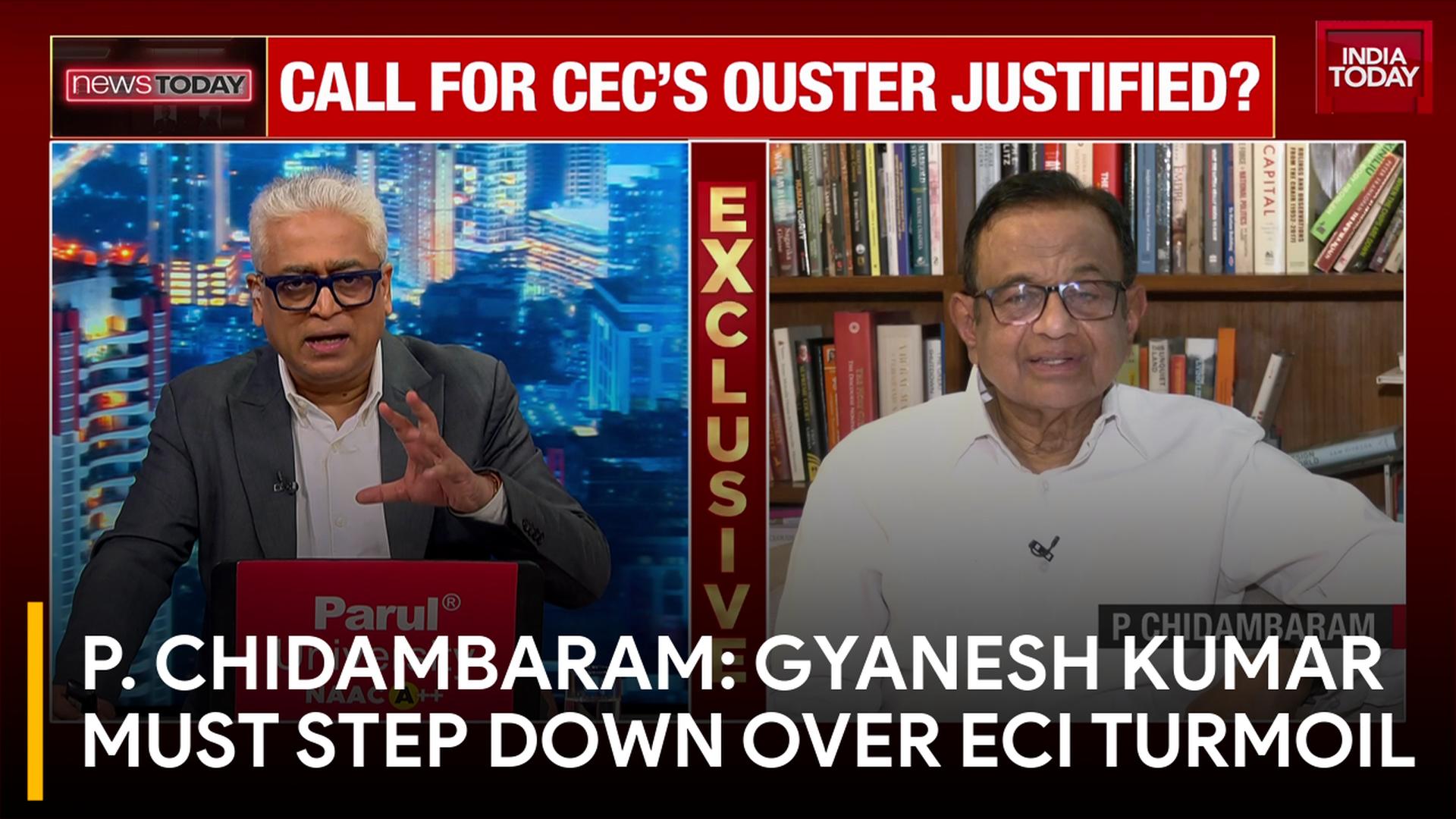 P. Chidambaram: 'He Should Step Down, And Then An Inquiry Can Be Ordered'
