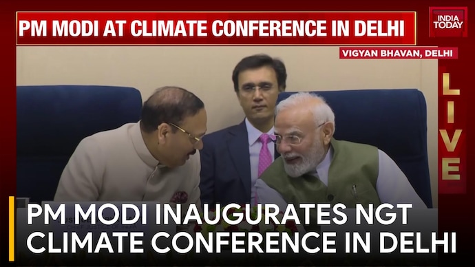 PM Modi Inaugurates NGT Climate Conference in Delhi; 17 Nations Attend PM Modi Inaugurates NGT Climate Conference in Delhi