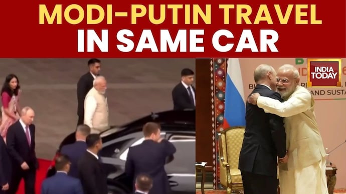 PM Modi & Putin Meet At Bharat Mandapam, Visit InnoProm & Showcase Tech PM Modi & Putin At InnoProm Expo In Bharat Mandapam