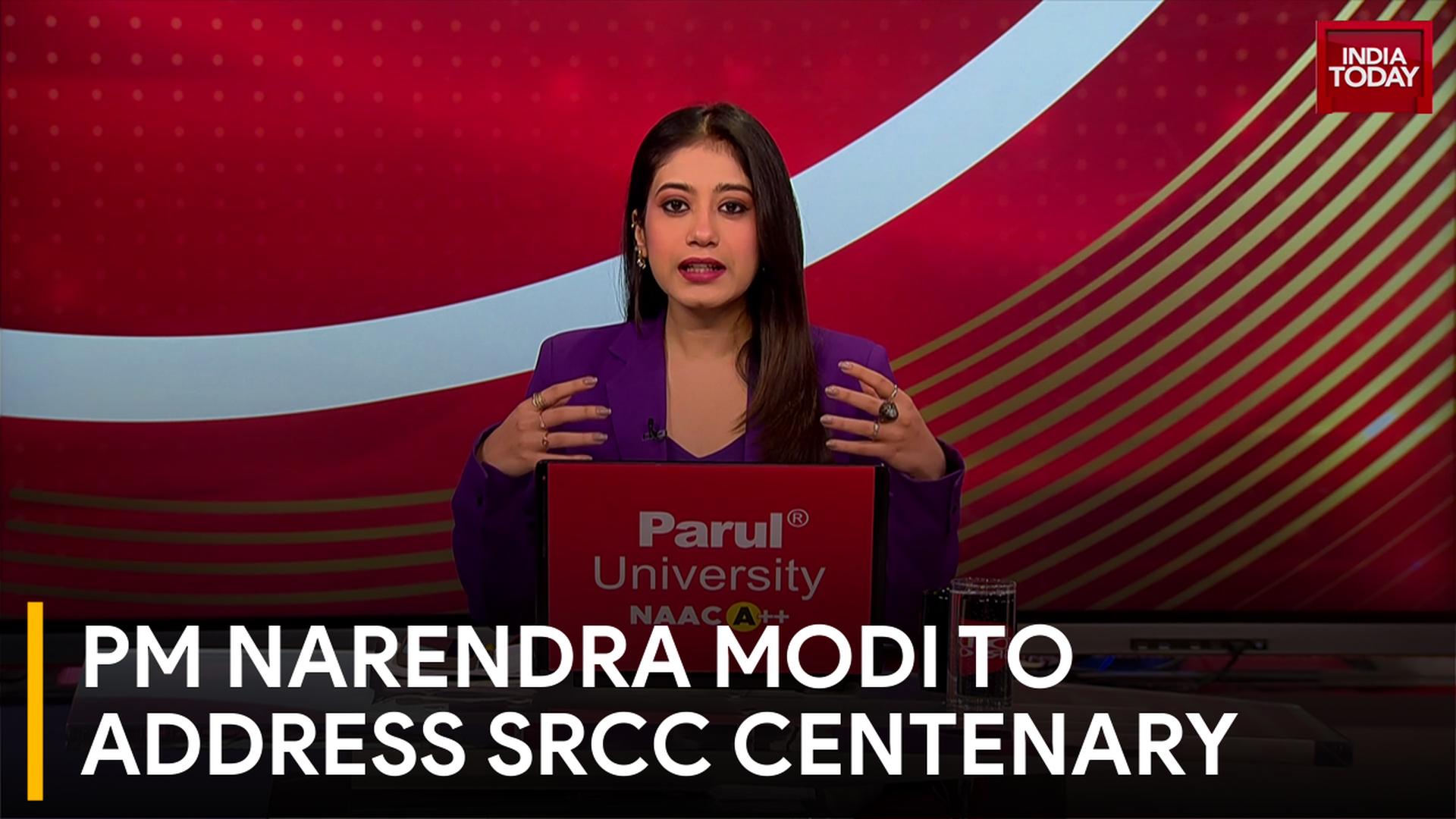 PM Narendra Modi at SRCC Centenary as BJP Steps Up Youth & Gen Z Connect
