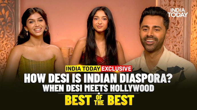 Priyanka Kedia, Maitreyi Ramakrishnan, Hasan Minhaj India Today Exclusive Interview. Credit: Netflix