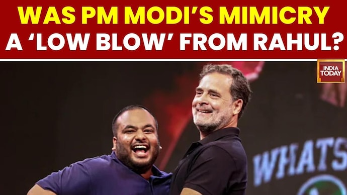 Row Over PM Modi Mimicry At Rahul Event