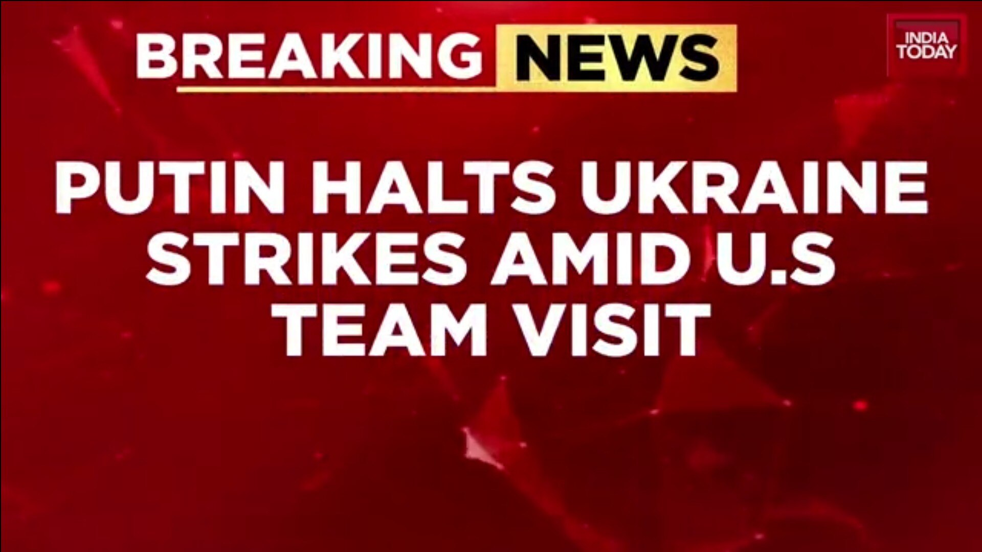Russia Halts Strikes On Kyiv For Three Days As US Delegation Visits Moscow
