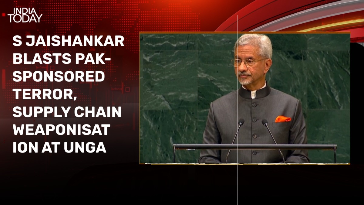 Jaishankar warns against normalising terror, calls Pakistan serial practitioner at UNGA S Jaishankar during UNGA speech