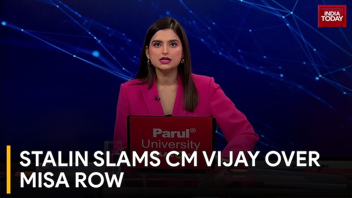 DMK Chief M.K. Stalin Slams CM Vijay Over MISA Remarks, Calls It Diversion Stalin Slams CM Vijay Over MISA Row