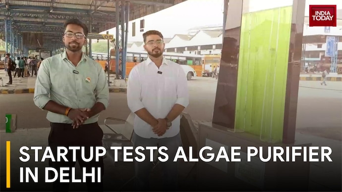 Matriyari Tech Tests Algae Air Purifier In Delhi, Aims To Cut PM 2.5 And Boost Oxygen Startup Tests Algae Purifier In Delhi