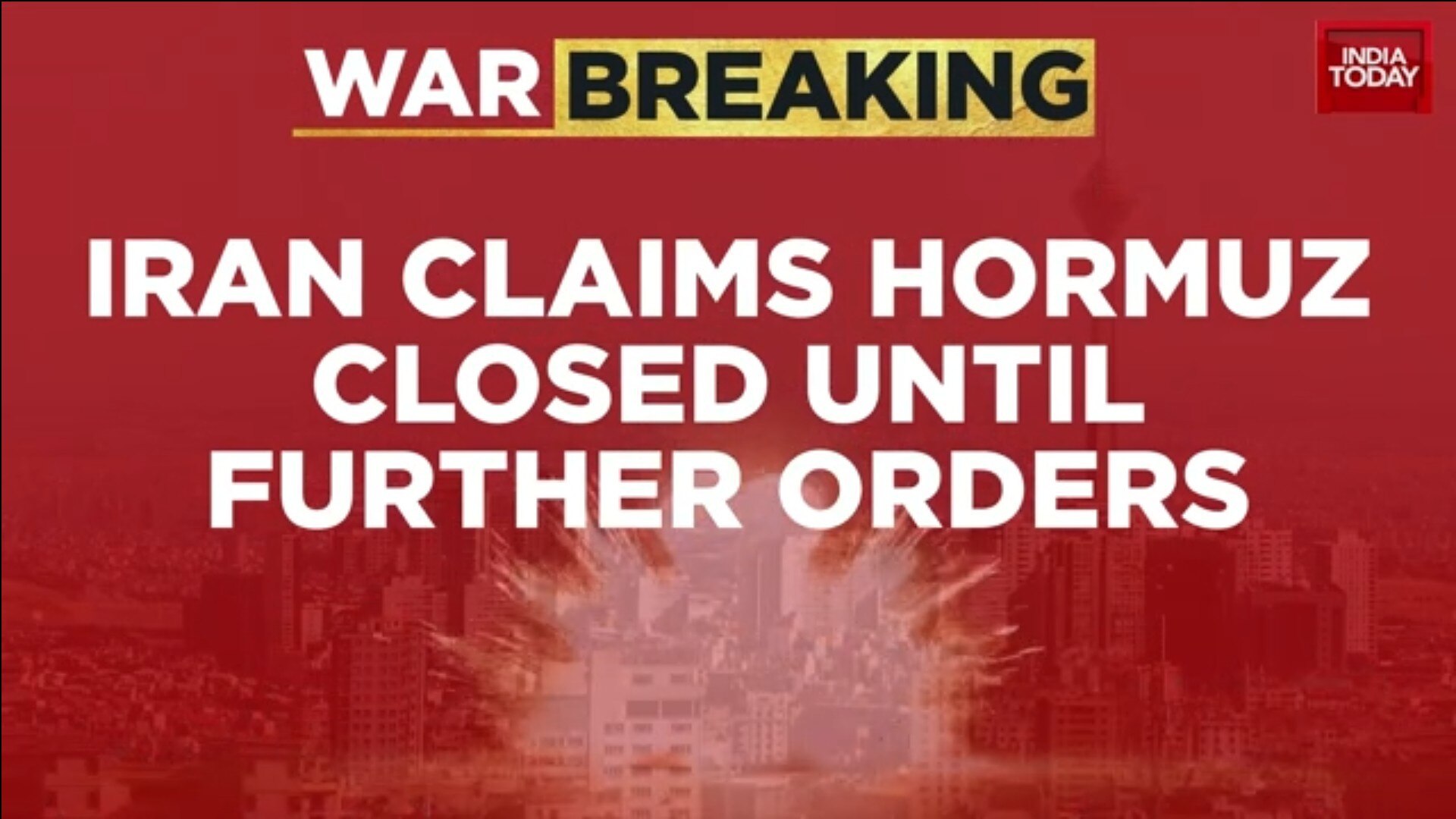 Strait Of Hormuz Closure, Iran Sets US Talks Conditions, West Asia Escalation