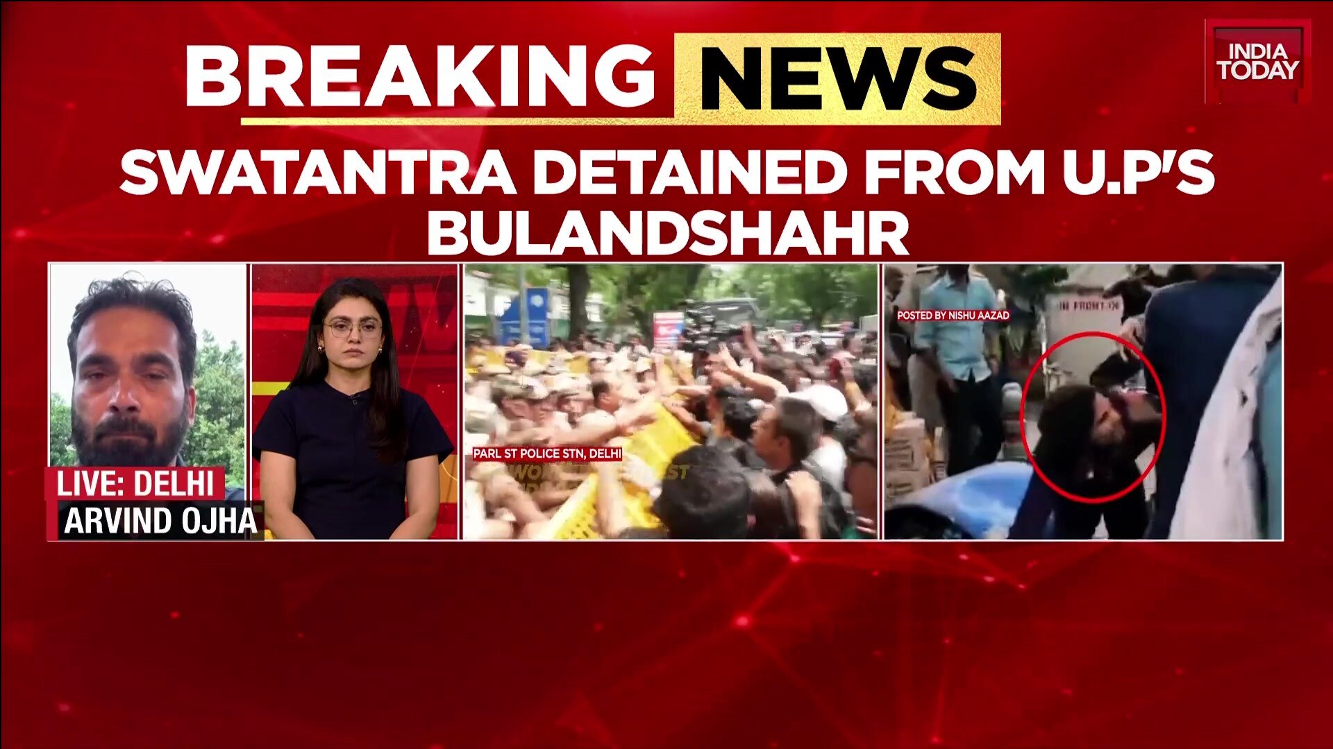 Swatantra Bhardwaj Detained: Delhi Police Pick Up Accused From Bulandshahr Over Jantar Mantar Row